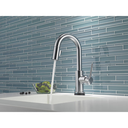 Delta Trinsic Single Handle Pull-Down Bar / Prep Faucet with Touch2O Technology - 9959T