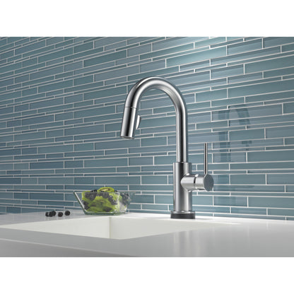 Delta Trinsic Single Handle Pull-Down Bar / Prep Faucet with Touch2O Technology - 9959T