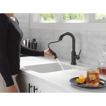 Delta Trinsic Single Handle Pull-Down Bar / Prep Faucet with Touch2O Technology - 9959T