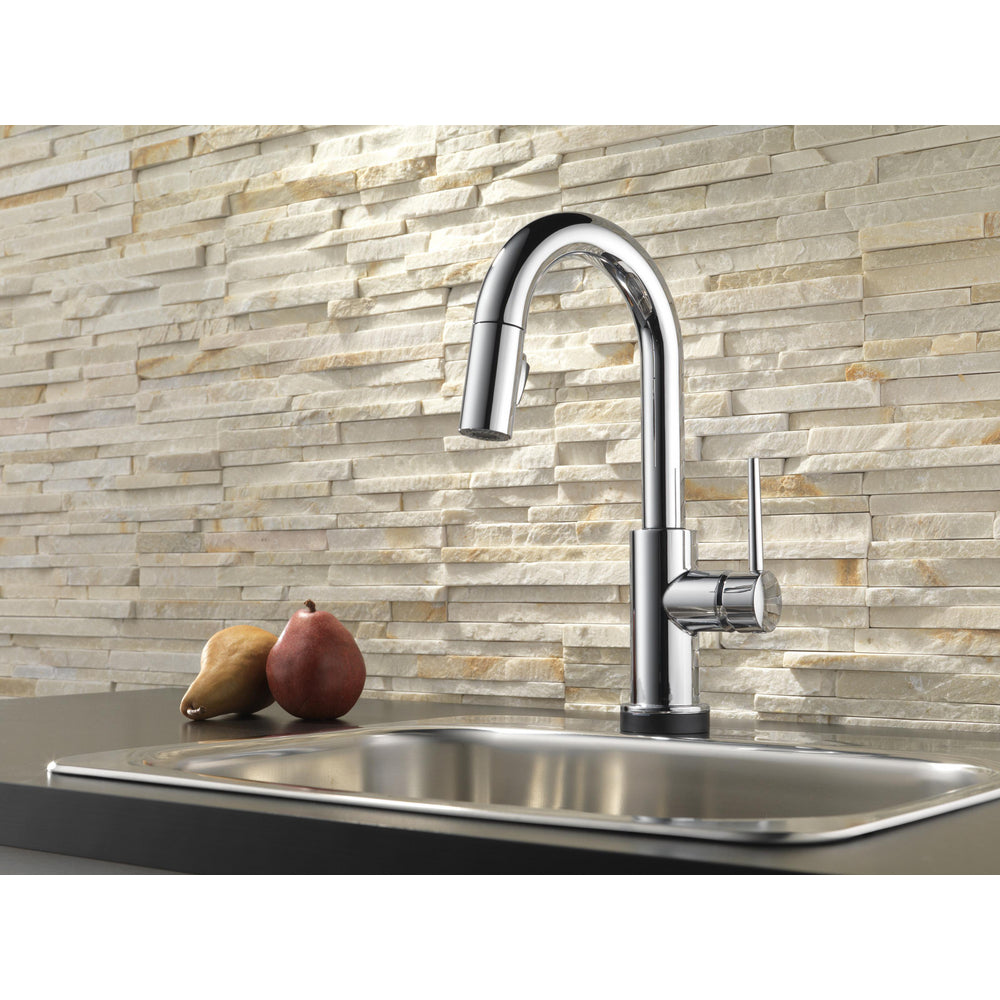 Delta Trinsic Single Handle Pull-Down Bar / Prep Faucet with Touch2O Technology - 9959T
