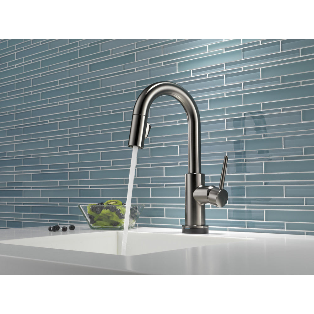 Delta Trinsic Single Handle Pull-Down Bar / Prep Faucet with Touch2O Technology - 9959T