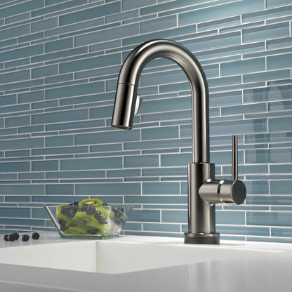 Delta Trinsic Single Handle Pull-Down Bar / Prep Faucet with Touch2O Technology - 9959T