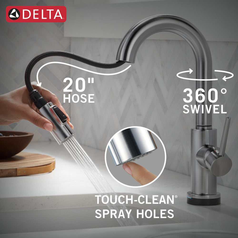 Delta Trinsic Touch2O Bar / Prep Faucet with Touchless Technology - 9959TL