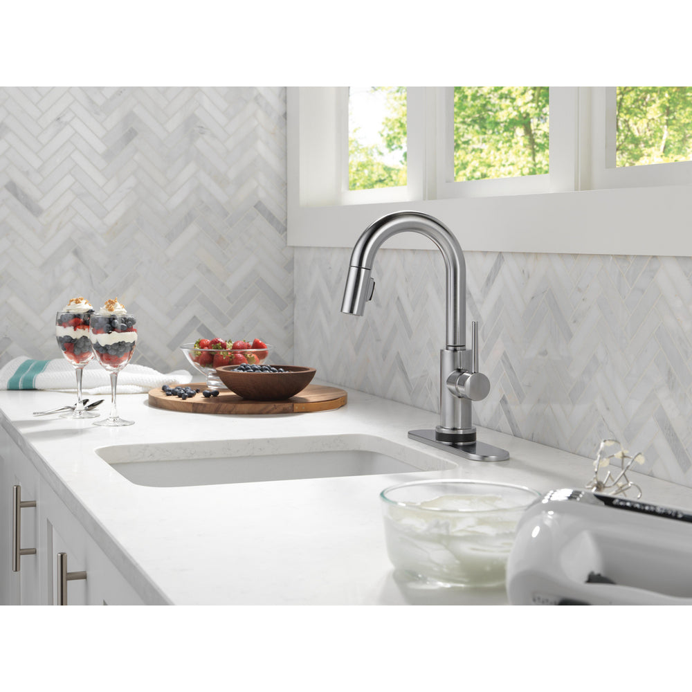 Delta Trinsic Touch2O Bar / Prep Faucet with Touchless Technology - 9959TL