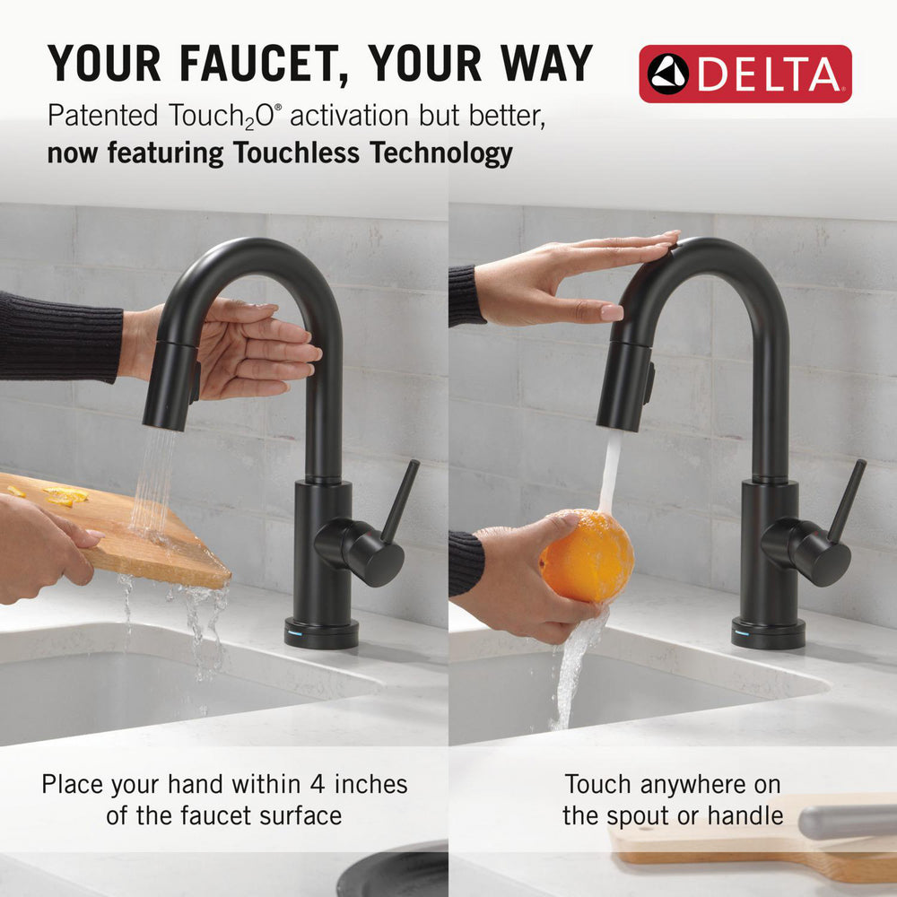 Delta Trinsic Touch2O Bar / Prep Faucet with Touchless Technology - 9959TL