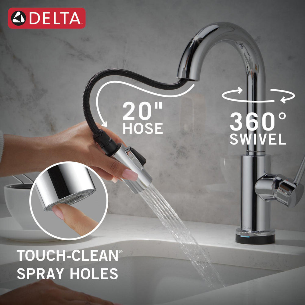 Delta Trinsic Touch2O Bar / Prep Faucet with Touchless Technology - 9959TL