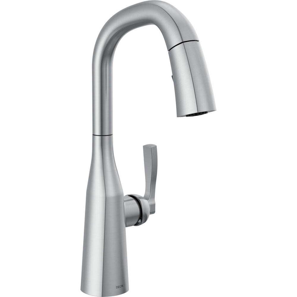 Delta Stryke Single Handle Pull-Down Bar/Prep Faucet - 9976