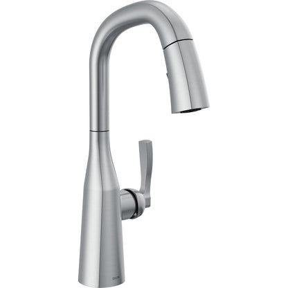 Delta Stryke Single Handle Pull-Down Bar/Prep Faucet - 9976