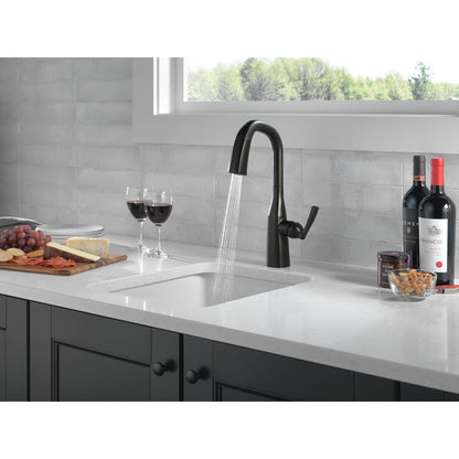 Delta Stryke Single Handle Pull-Down Bar/Prep Faucet - 9976