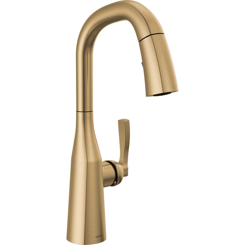 Delta Stryke Single Handle Pull-Down Bar/Prep Faucet - 9976