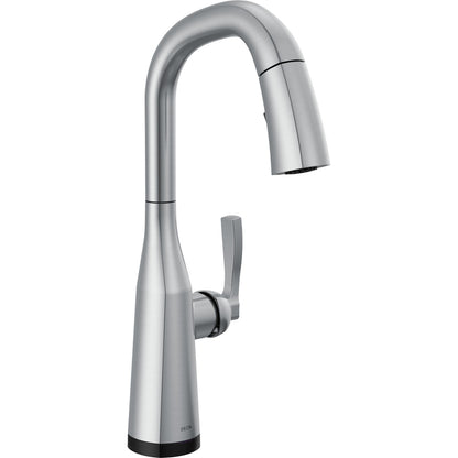 Delta Stryke Single Handle Pull-Down Bar/Prep Faucet with Touch2O Technology - 9976T