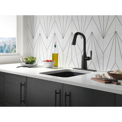 Delta Stryke Single Handle Pull-Down Bar/Prep Faucet with Touch2O Technology - 9976T