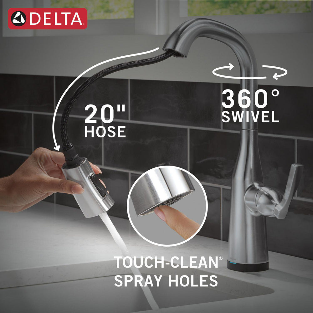 Delta Stryke Touchless Pulldown Bar Faucet - 9976TL