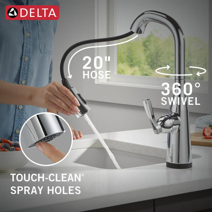 Delta Stryke Touchless Pulldown Bar Faucet - 9976TL