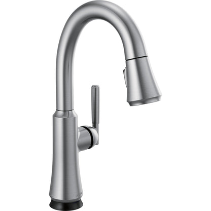 Delta Coranto Single Handle Pull Down Bar/Prep Faucet with Touch2O Technology - 9979T