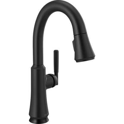 Delta Coranto Single Handle Pull Down Bar/Prep Faucet with Touch2O Technology - 9979T