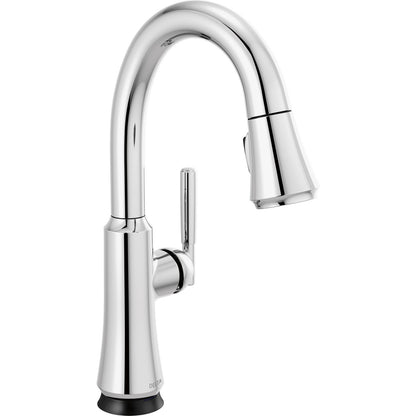 Delta Coranto Single Handle Pull Down Bar/Prep Faucet with Touch2O Technology - 9979T