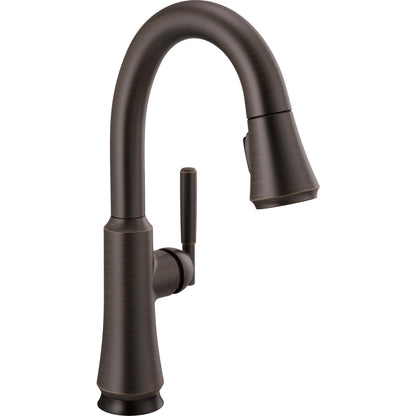 Delta Coranto Single Handle Pull Down Bar/Prep Faucet with Touch2O Technology - 9979T