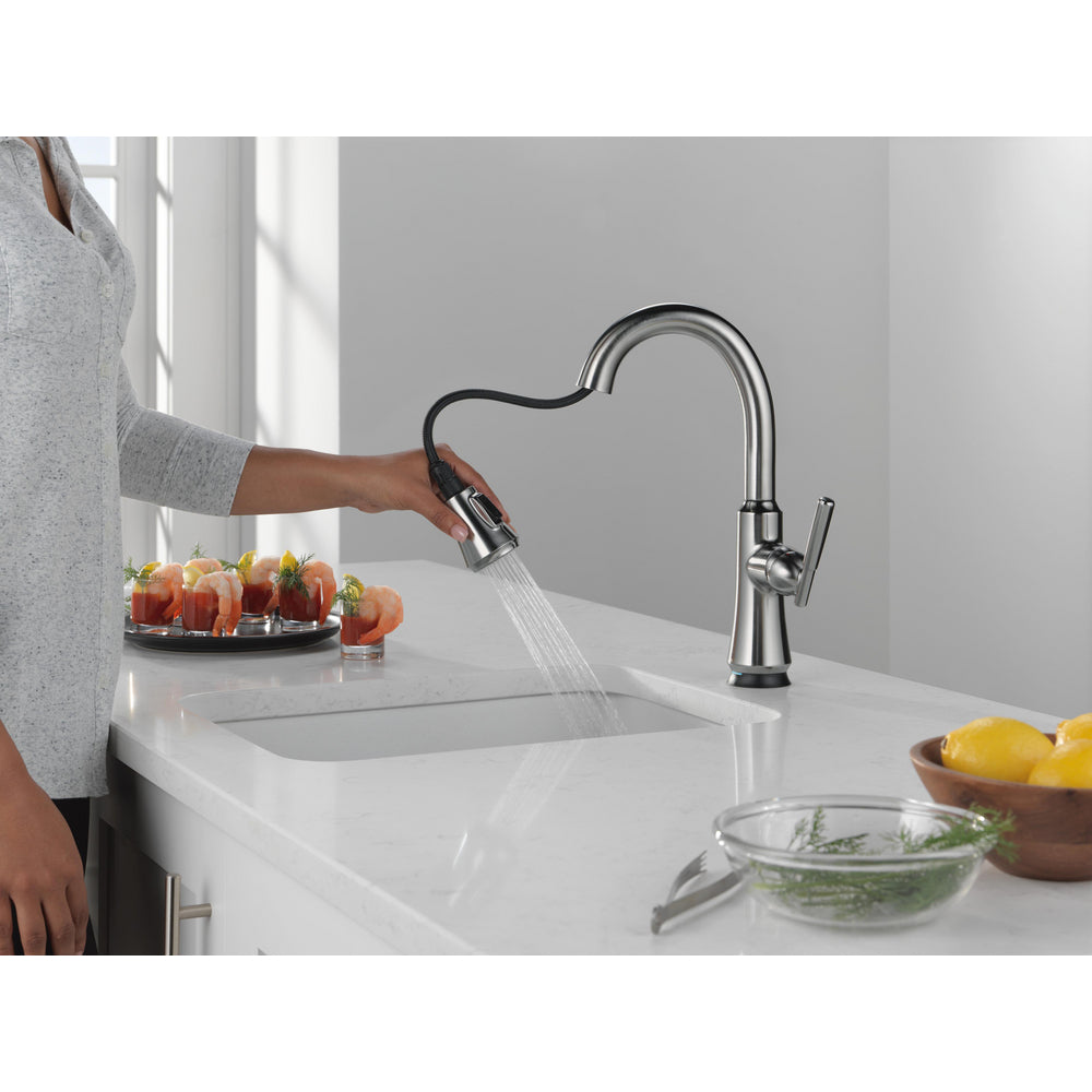 Delta Coranto Pulldown Touchless Kitchen Bar Faucet - 9979TL
