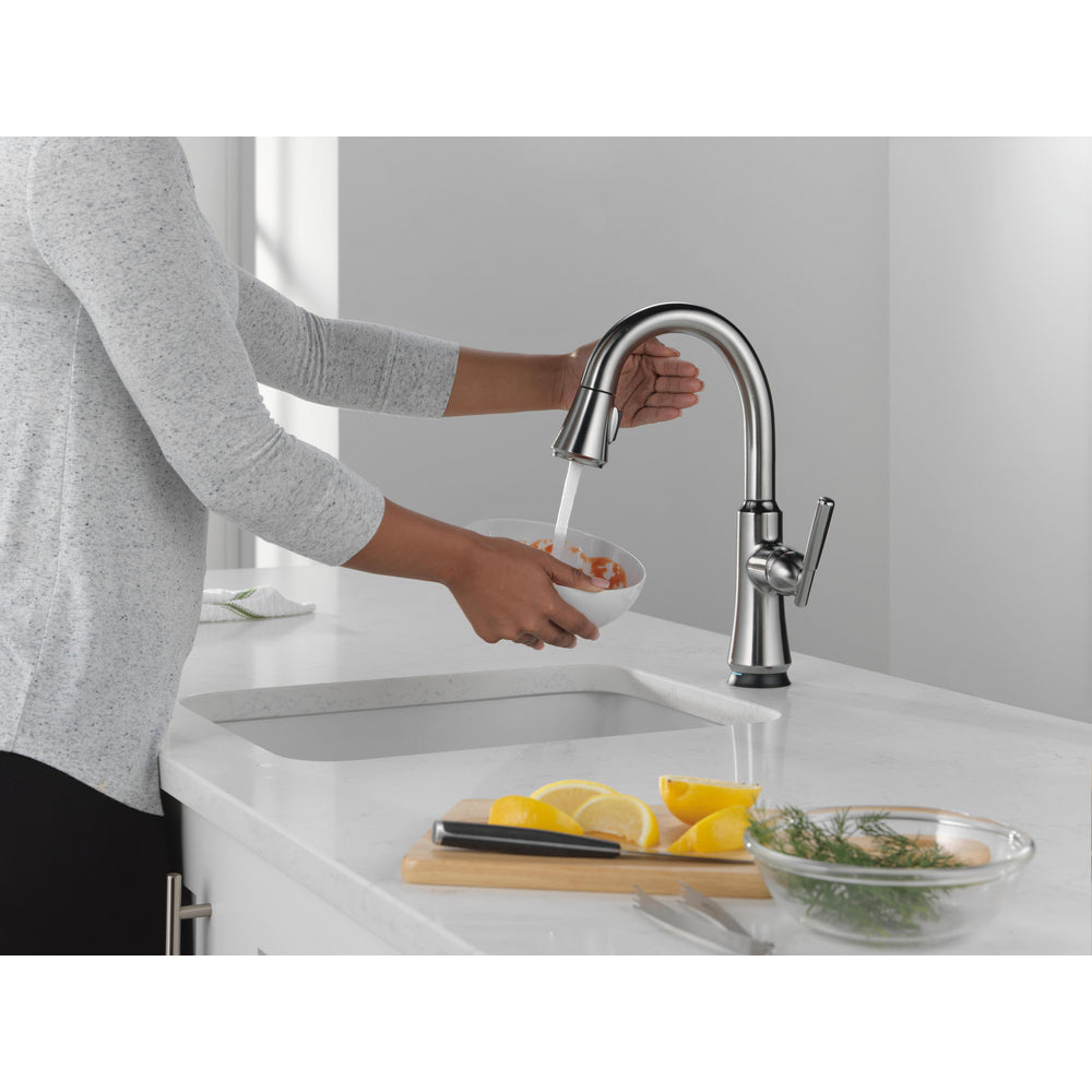 Delta Coranto Pulldown Touchless Kitchen Bar Faucet - 9979TL
