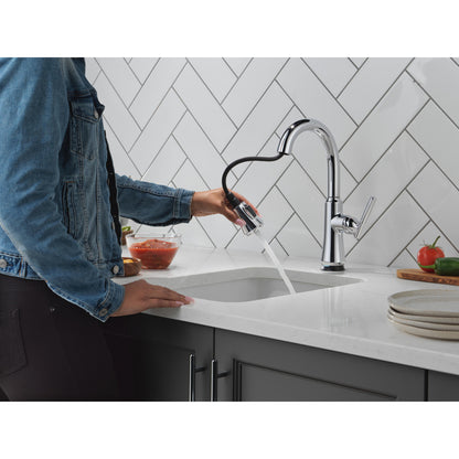 Delta Coranto Pulldown Touchless Kitchen Bar Faucet - 9979TL