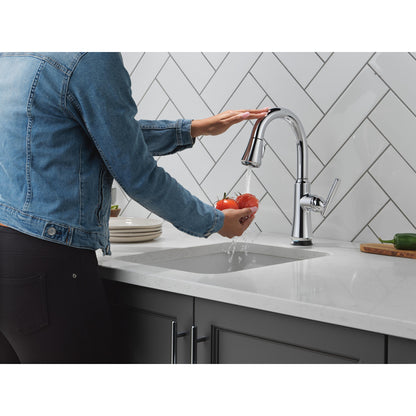 Delta Coranto Pulldown Touchless Kitchen Bar Faucet - 9979TL