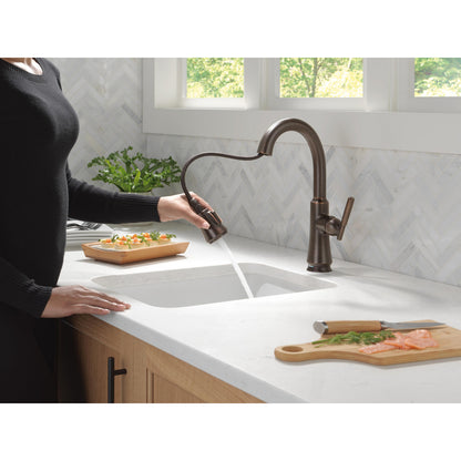Delta Coranto Pulldown Touchless Kitchen Bar Faucet - 9979TL