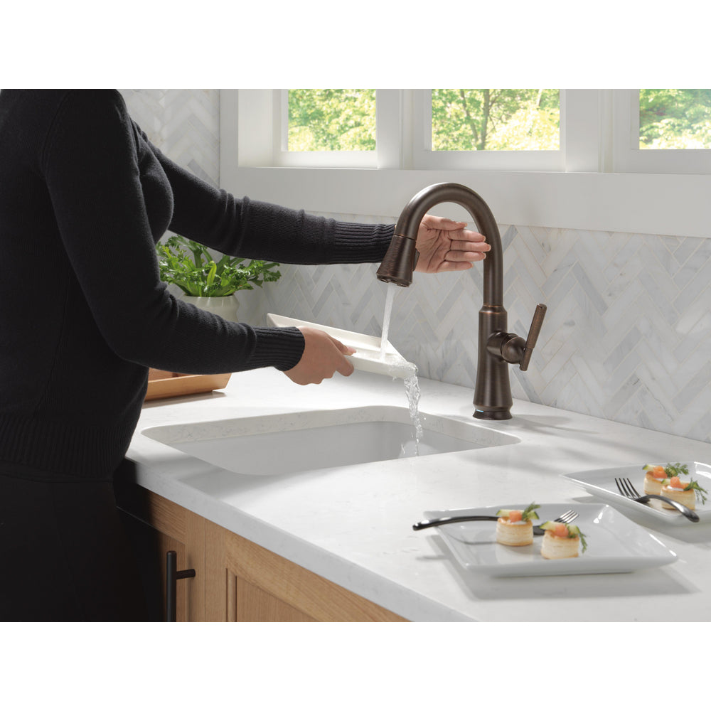 Delta Coranto Pulldown Touchless Kitchen Bar Faucet - 9979TL