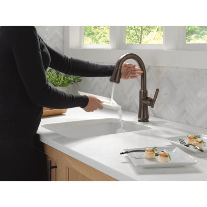 Delta Coranto Pulldown Touchless Kitchen Bar Faucet - 9979TL