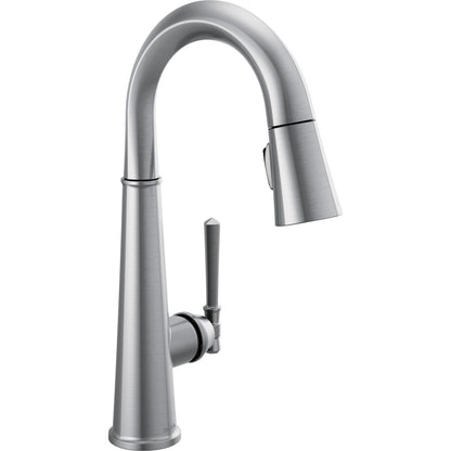Delta Emmeline Single Handle Pull Down Bar/Prep Faucet - 9982
