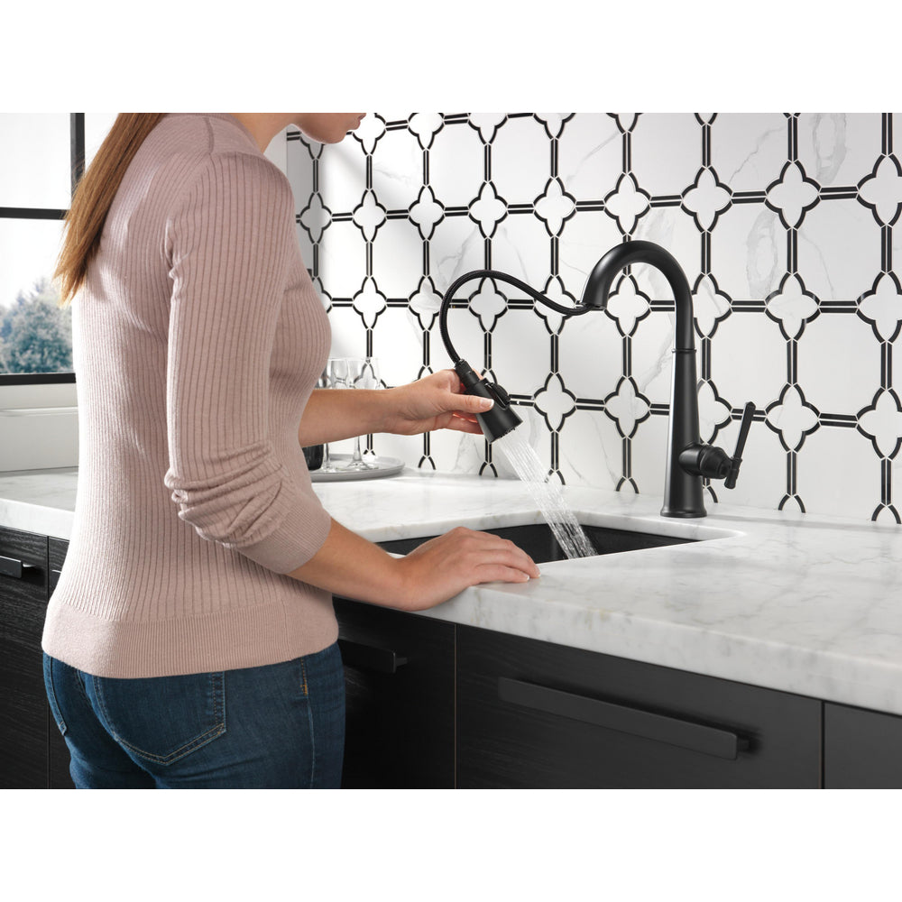Delta Emmeline Single Handle Pull Down Bar/Prep Faucet - 9982