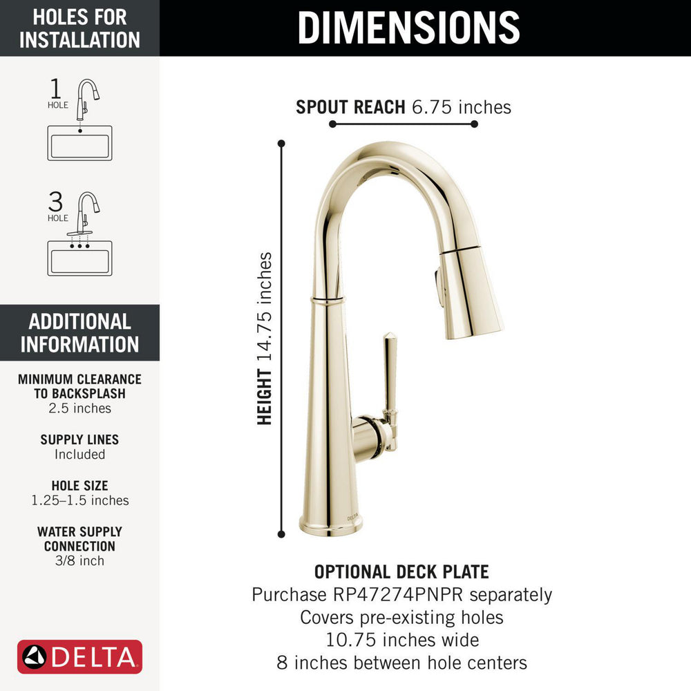 9982 Emmeline Polished Nickel