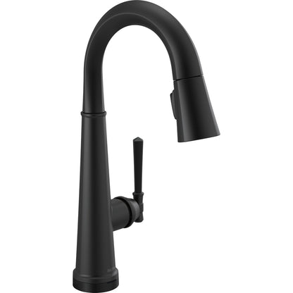 Delta Emmeline Single Handle Pull Down Bar/Prep Faucet with Touch2O Technology - 9982T