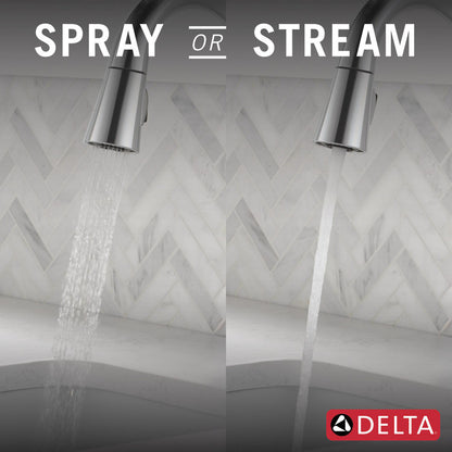 Delta Emmeline Touchless Pulldown Bar Faucet -9982TL