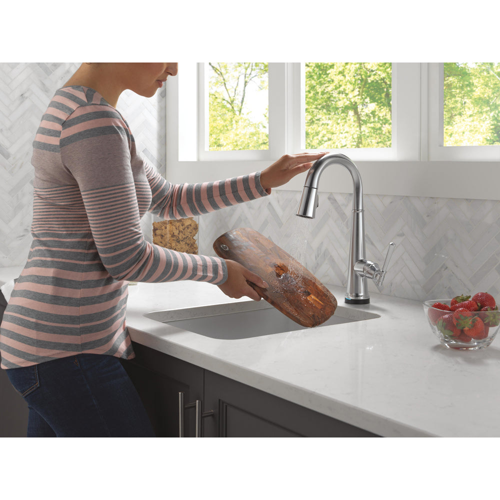 Delta Emmeline Touchless Pulldown Bar Faucet -9982TL