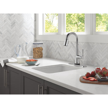 Delta Emmeline Touchless Pulldown Bar Faucet -9982TL