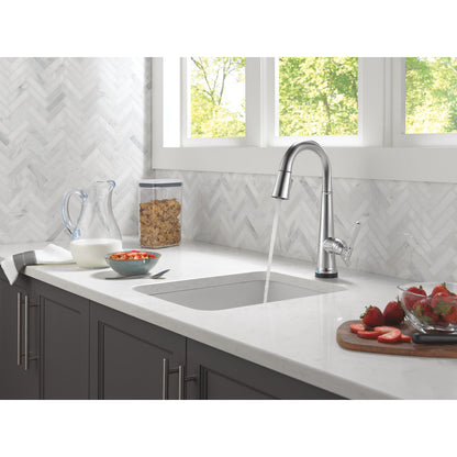 Delta Emmeline Touchless Pulldown Bar Faucet -9982TL