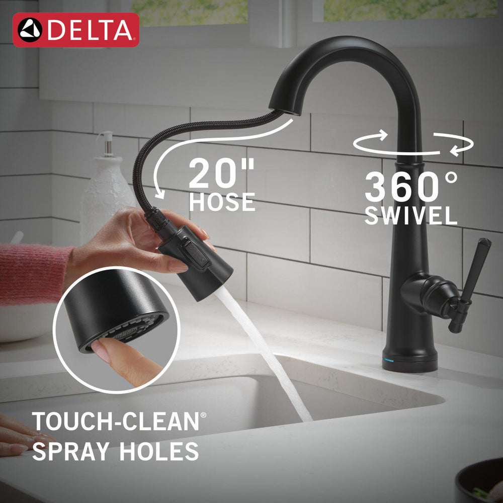 Delta Emmeline Touchless Pulldown Bar Faucet -9982TL