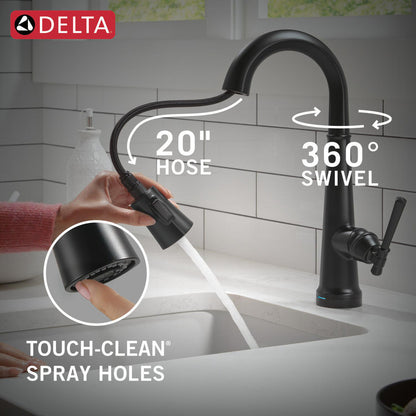 Delta Emmeline Touchless Pulldown Bar Faucet -9982TL