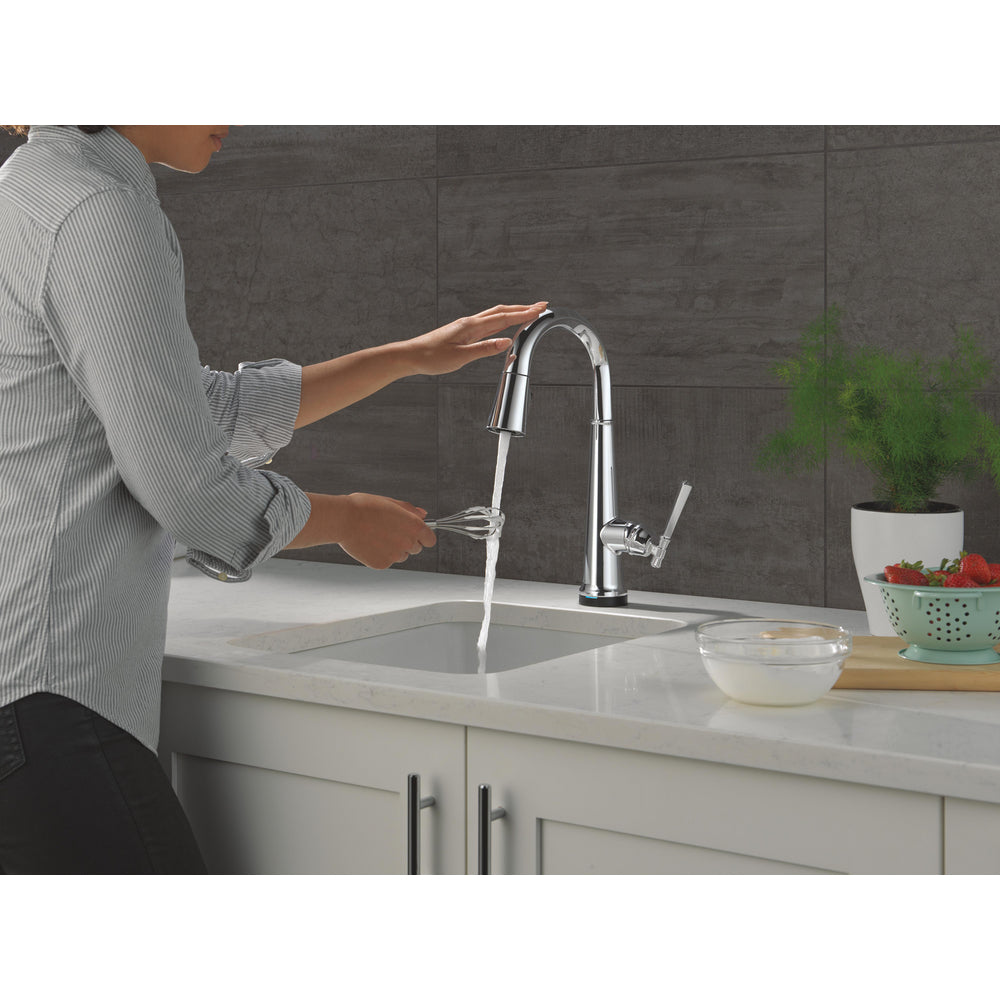 Delta Emmeline Touchless Pulldown Bar Faucet -9982TL