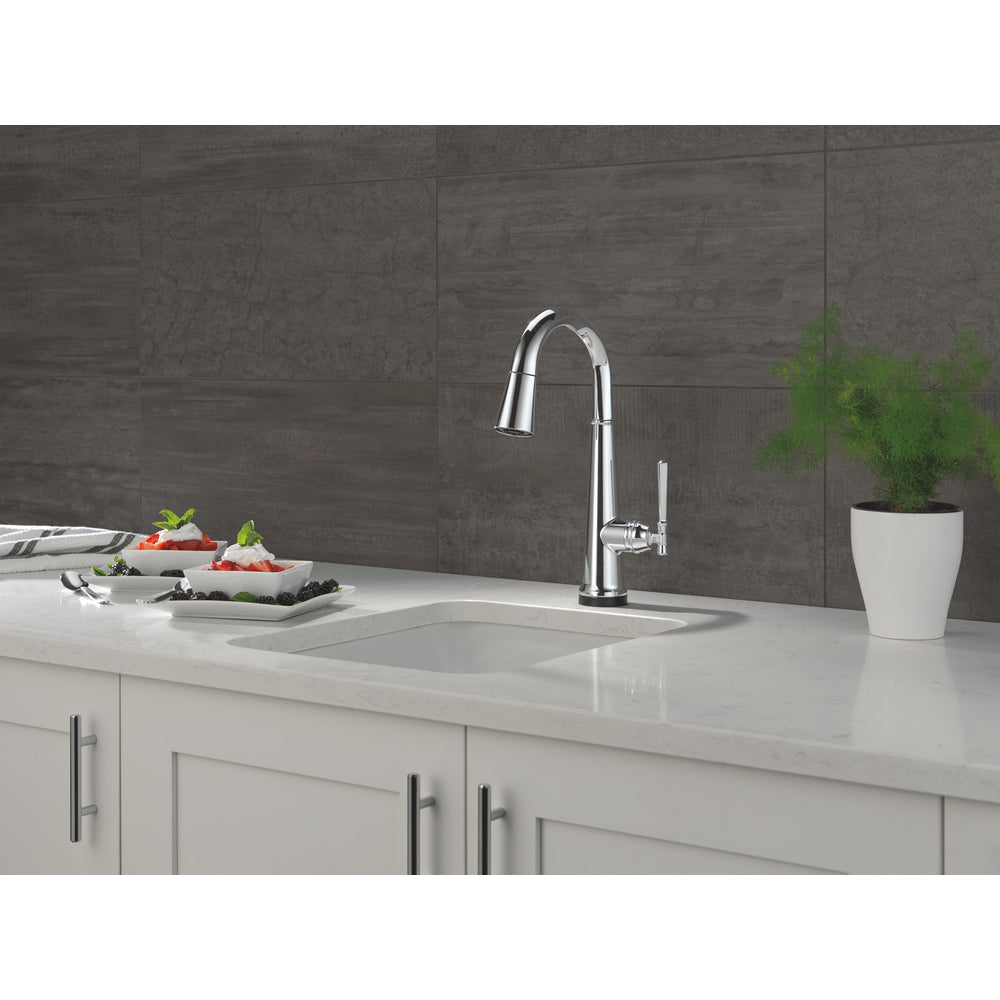 Delta Emmeline Touchless Pulldown Bar Faucet -9982TL