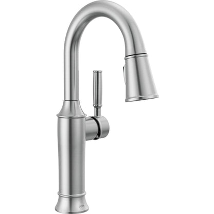 Delta Renaldi Single Handle Pull-Down Bar / Prep Faucet - 9984