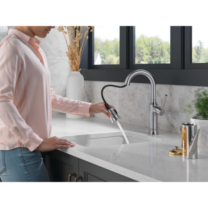 Delta Renaldi Single Handle Pull-Down Bar / Prep Faucet - 9984