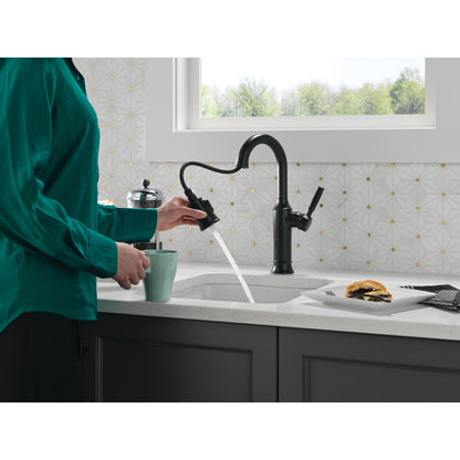 Delta Renaldi Single Handle Pull-Down Bar / Prep Faucet - 9984