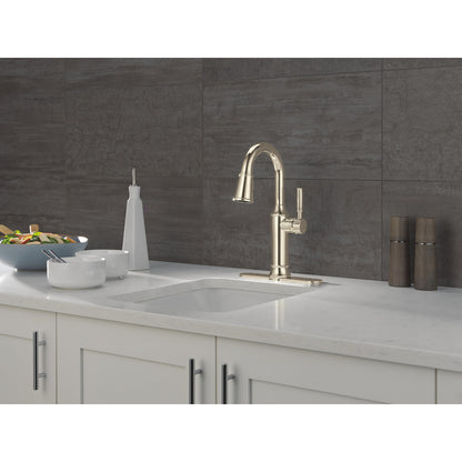 Delta Renaldi Single Handle Pull-Down Bar / Prep Faucet - 9984