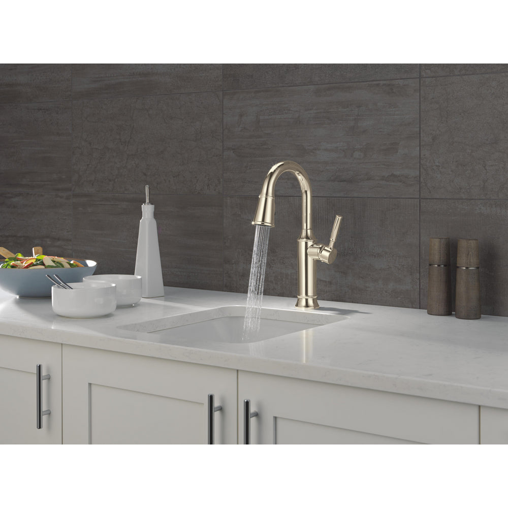 Delta Renaldi Single Handle Pull-Down Bar / Prep Faucet - 9984