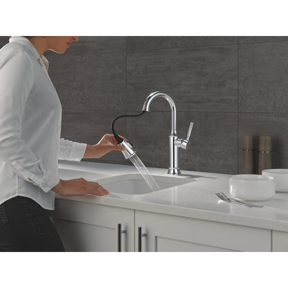 Delta Renaldi Single Handle Pull-Down Bar / Prep Faucet - 9984