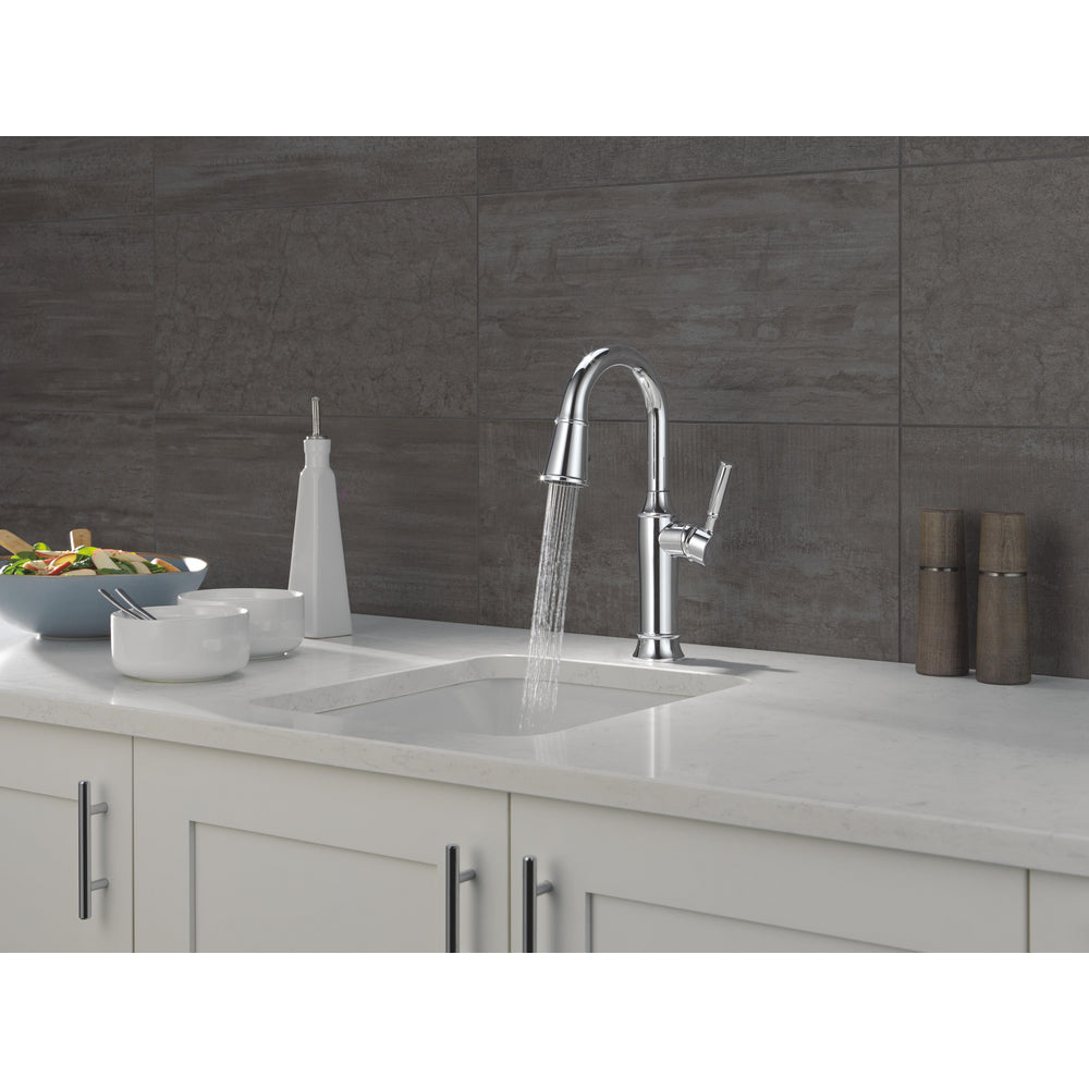 Delta Renaldi Single Handle Pull-Down Bar / Prep Faucet - 9984