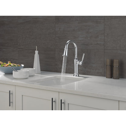 Delta Renaldi Single Handle Pull-Down Bar / Prep Faucet - 9984