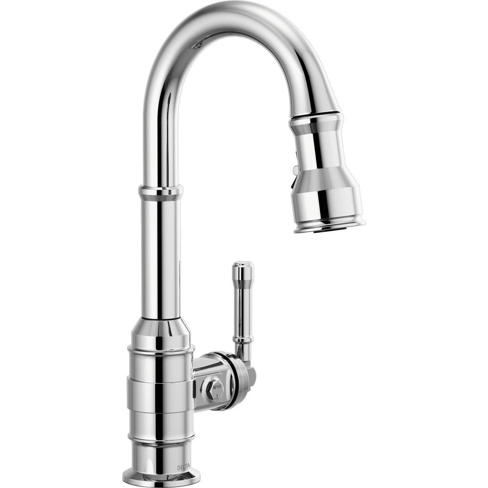 Delta Broderick Single Handle Pull-Down Bar/Prep Faucet - 9990